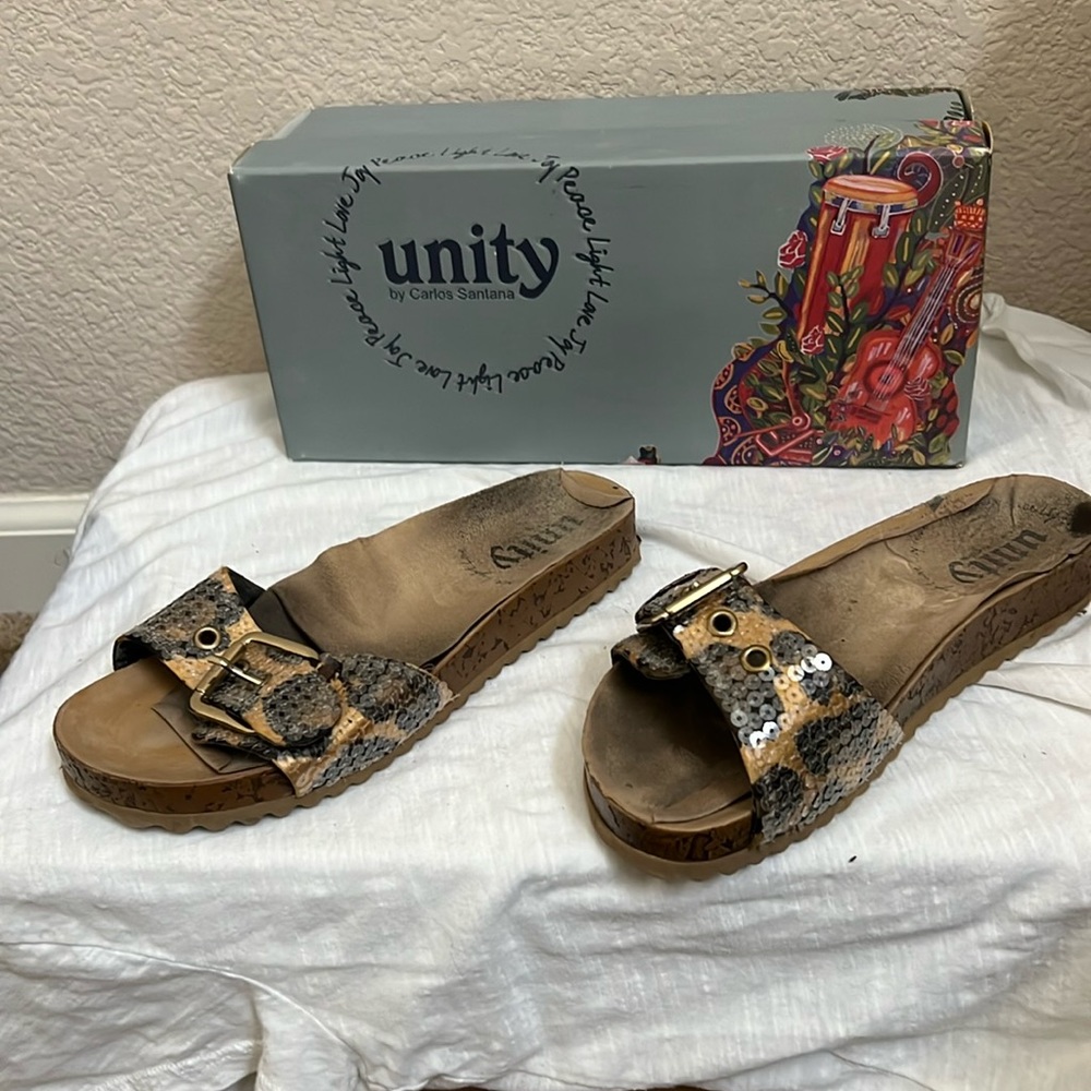Unity Horizon Leopard sandal
